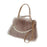 Crofta Womens Plush Bag Casual Stylish Shoulder Purse for Travel Shopping Commuting Coffee