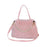 Crofta Womens Plush Bag Casual Stylish Shoulder Purse for Travel Shopping Commuting Pink