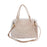 Crofta Womens Plush Bag Casual Stylish Shoulder Purse for Travel Shopping Commuting Khaki