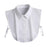 Crofta Women False Collar Versatile Portable Blouse Top for Clothes Sweater Outfits White