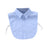 Crofta Women False Collar Versatile Portable Blouse Top for Clothes Sweater Outfits Blue