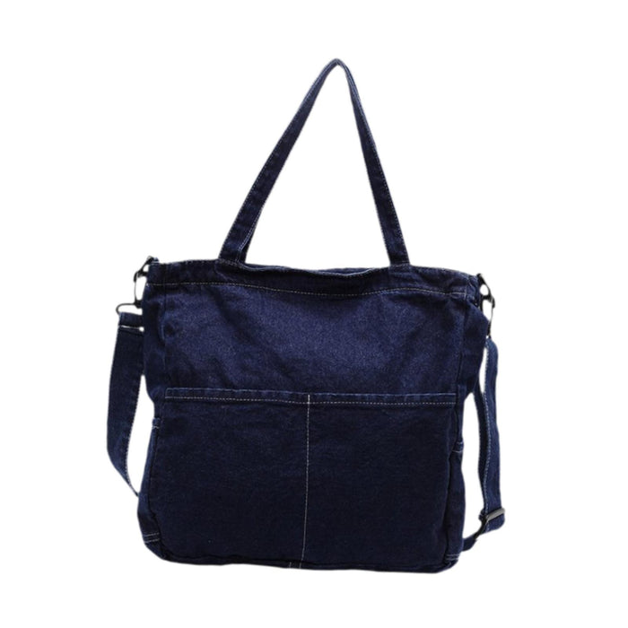 Crofta Shoulder Bag for Women Fashion Pouch Travel Purse for Travel Vacation Summer Dark Blue