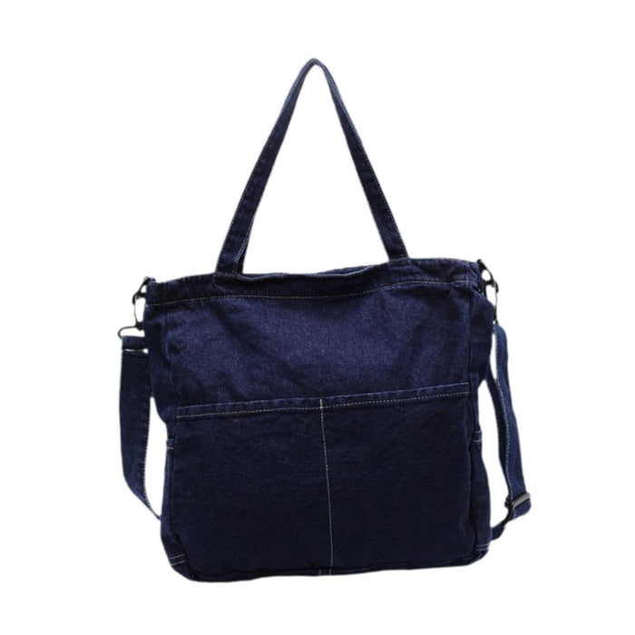 Crofta Shoulder Bag for Women Fashion Pouch Travel Purse for Travel Vacation Summer Dark Blue