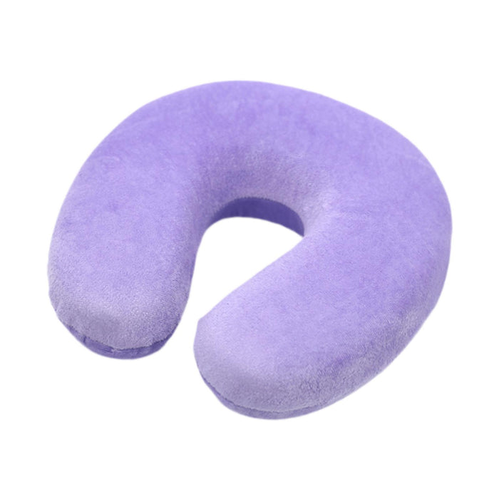 Crofta Travel Pillow Lightweight Soft Neck Support Pillow for Car Train Backpacking Violet