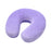 Crofta Travel Pillow Lightweight Soft Neck Support Pillow for Car Train Backpacking Violet