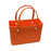 Beach Hole Bag Travel Bag Handbag Easy to Clean Multipurpose Shopping Basket Orange