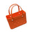 Beach Hole Bag Travel Bag Handbag Easy to Clean Multipurpose Shopping Basket Orange