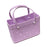 Beach Hole Bag Travel Bag Handbag Easy to Clean Multipurpose Shopping Basket Violet