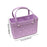 Beach Hole Bag Travel Bag Handbag Easy to Clean Multipurpose Shopping Basket Violet