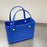 Beach Hole Bag Travel Bag Handbag Easy to Clean Multipurpose Shopping Basket Dark Blue