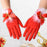 1 Pair Christmas Gloves Decor Party Gloves for Festival Wedding Party Favors