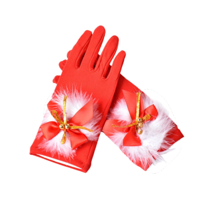 1 Pair Christmas Gloves Decor Party Gloves for Festival Wedding Party Favors