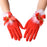 1 Pair Christmas Gloves Decor Party Gloves for Festival Wedding Party Favors