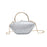 Acrylic Evening Clutch Purse Fashion Crossbody Bag for Wedding Banquet Party White