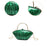 Acrylic Evening Clutch Purse Fashion Crossbody Bag for Wedding Banquet Party Green