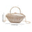 Acrylic Evening Clutch Purse Fashion Crossbody Bag for Wedding Banquet Party Apricot