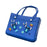 Beach Hole Bag Handbag Waterproof Summer Beach Pouch Shopping Storage Basket Dark Blue