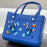 Beach Hole Bag Handbag Waterproof Summer Beach Pouch Shopping Storage Basket Dark Blue