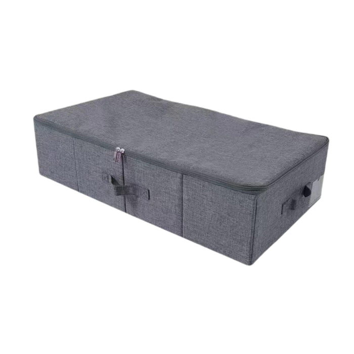 Crofta Under Bed Storage Box Sturdy Foldable Storage Bin for Clothes Blanket Sheets