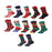 12 Pairs Christmas Socks for Adults Christmas Gifts Funny Holiday Socks Blue