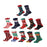 12 Pairs Christmas Socks for Adults Christmas Gifts Funny Holiday Socks Blue