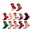 12 Pairs Christmas Socks for Adults Christmas Gifts Funny Holiday Socks Red