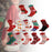 12 Pairs Christmas Socks for Adults Christmas Gifts Funny Holiday Socks Red