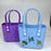 Beach Hole Bag Waterproof Travel Bag Multipurpose Summer Lunch Bag for Girls Purple