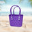 Beach Hole Bag Waterproof Travel Bag Multipurpose Summer Lunch Bag for Girls Purple