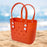 Beach Hole Bag Waterproof Travel Bag Multipurpose Summer Lunch Bag for Girls Orange