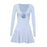 Crofta Women's Tennis Skirt Dress Elegant with Built in Bra for Summer Gym Exercise S Light Blue