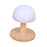 Crofta Round Ironing Stool Solid Wood Ironing Pad for Shirts Shoulders Collars White