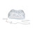 Crofta Womens Evening Bag Fashion Ladies Clutch Purse for Wedding Dinner Party Prom Silver