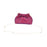 Crofta Womens Evening Bag Fashion Ladies Clutch Purse for Wedding Dinner Party Prom Rose Red