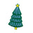 Christmas Charm Accessories for Beach Bag Trendy Hole Bag Buckle Accessories Christmas Tree