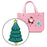 Christmas Charm Accessories for Beach Bag Trendy Hole Bag Buckle Accessories Christmas Tree