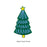 Christmas Charm Accessories for Beach Bag Trendy Hole Bag Buckle Accessories Christmas Tree