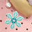 Christmas Charm Accessories for Beach Bag Trendy Hole Bag Buckle Accessories Snowflake