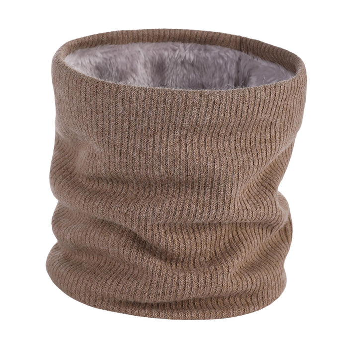 Crofta Winter Neck Warmer Women Men Thermal Snood for Snowboarding Bicycling Biking Khaki