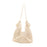 Crofta Woven Tote Bag Satchel Shoulder Purse Summer Bag for Summer Commuting Street Beige