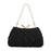 Crofta Evening Bag Clutch Wallet Kiss Lock Purse Handbag for Banquet Birthday Party Black