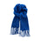 Crofta Winter Scarf Large Scarf Comfortable Tassel Shawl Thick Elegant Warm Blanket Blue