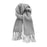 Crofta Winter Scarf Large Scarf Comfortable Tassel Shawl Thick Elegant Warm Blanket Gray