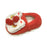 Crofta Winter Plush Slippers Non Slip House Slippers for New Year Bedroom Apartment Red