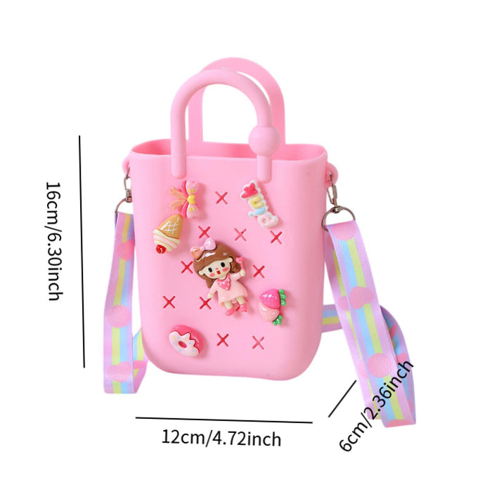 Beach Hole Bag Simple Casual Women Handbag for Birthday Gift Travel Shopping