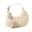 Crofta Plush Tote Bag for Women Crescent Bag Small Clutch Trendy Mini Crossbody Bag Beige