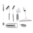 1pc Kitchen Clean Brush Tools for Dish Cup Tableware Kitchen Stoves Wall reservoir brush