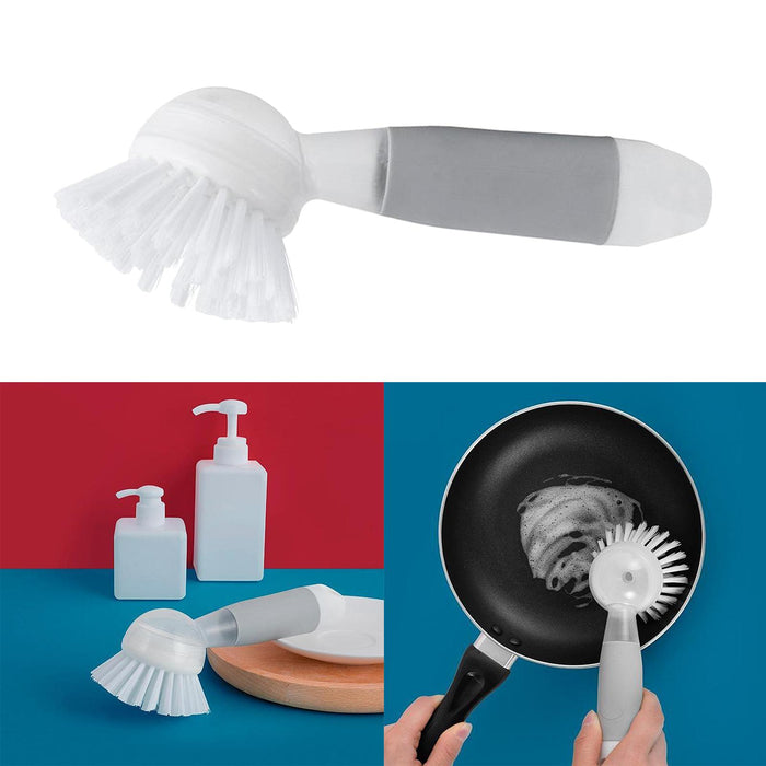 1pc Kitchen Clean Brush Tools for Dish Cup Tableware Kitchen Stoves Wall reservoir brush