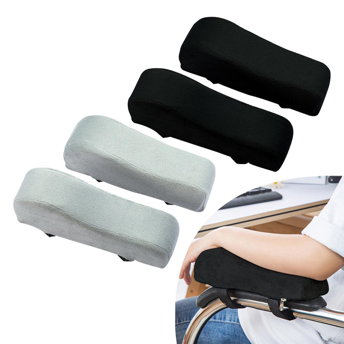 2x Universal Arm Rest  Washable Reusable Armrest Pads for Office Chair