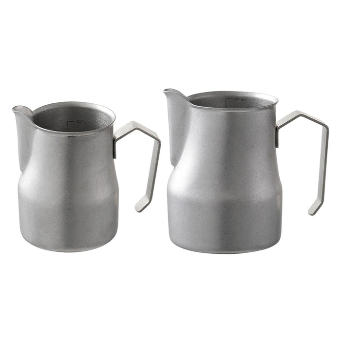 Stainless Steel Milk Frothing Pitcher with Scale for Coffee Kitchen Cafe 350ml